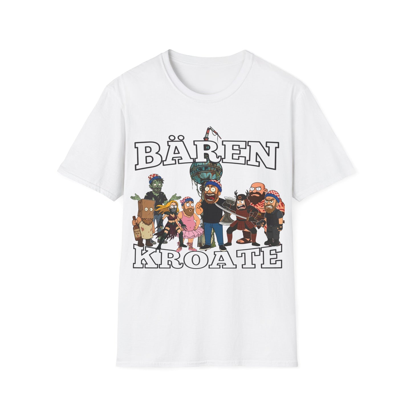 BärenKroate Fan-T-Shirt — Lustiges Gaming T-shirt